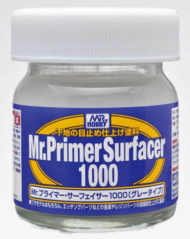 Mr Hobby, Mr Primer Surfacer 1000 40ml - BlackMike Models