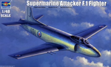 Trumpeter 02866 1/48 Supermarine Attacker F.1 - BlackMike Models