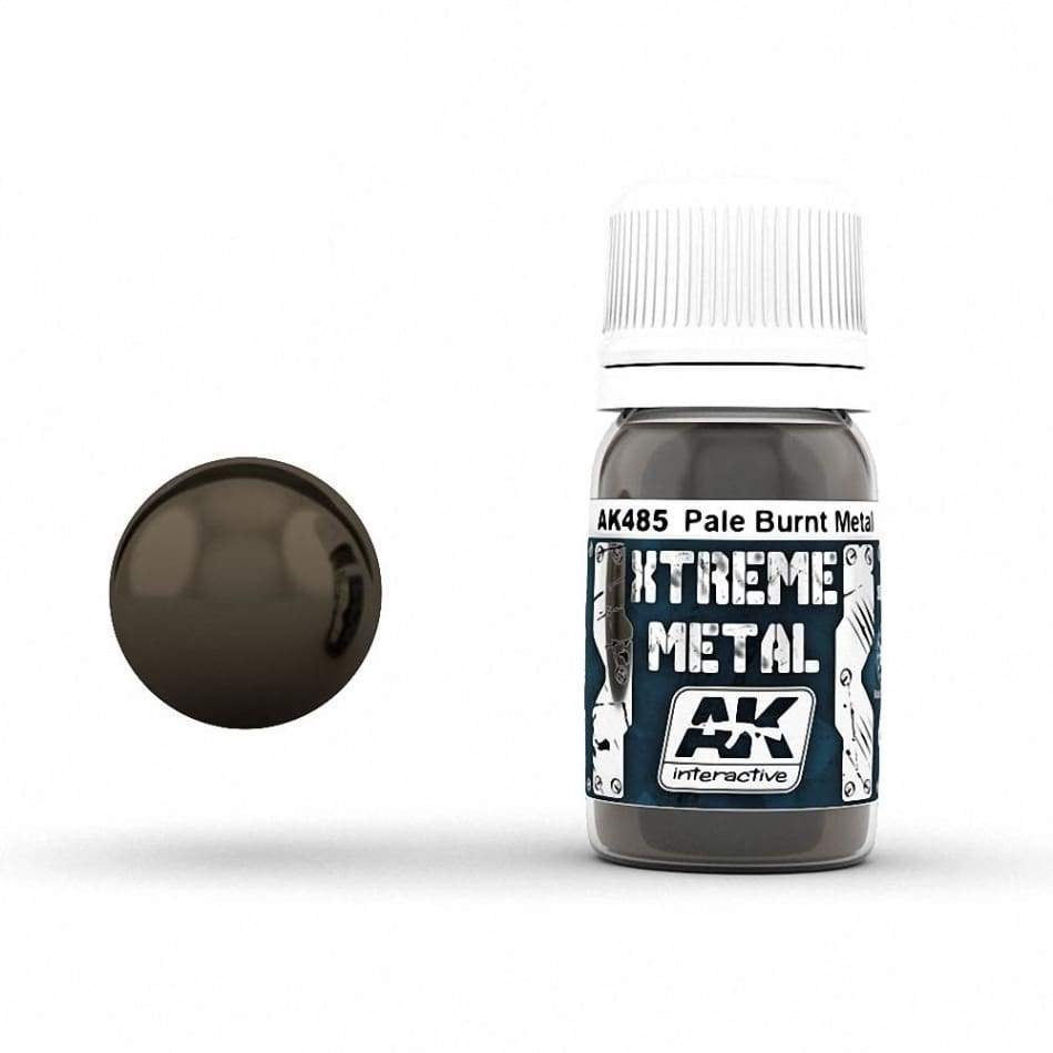 AK Interactive AK485 Xtreme Metal Pale Burnt Metal - BlackMike Models