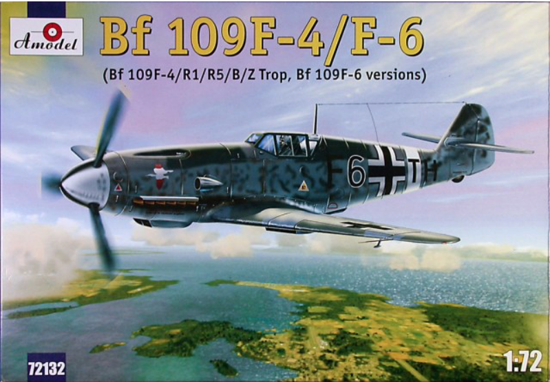Amodel 72132 Messerschmitt Bf109F-4/F-6 kit - BlackMike Models