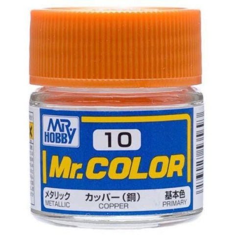 Mr Color C10 Copper Metallic acrylic paint 10ml - BlackMike Models