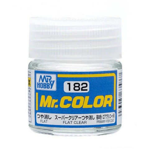 Mr Color C182 Flat Clear acrylic paint 10ml - BlackMike Models