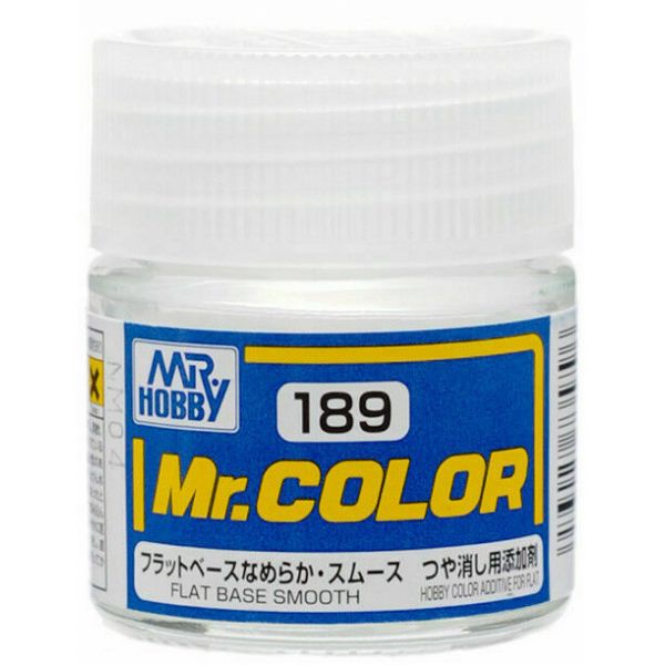 Mr Color C189 Flat Base Smooth acrylic paint 10ml - BlackMike Models