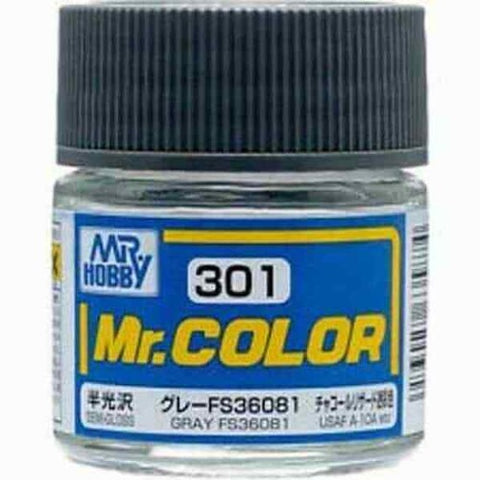 Mr Color C301 Gray FS36081 Semi Gloss acrylic paint 10ml - BlackMike Models