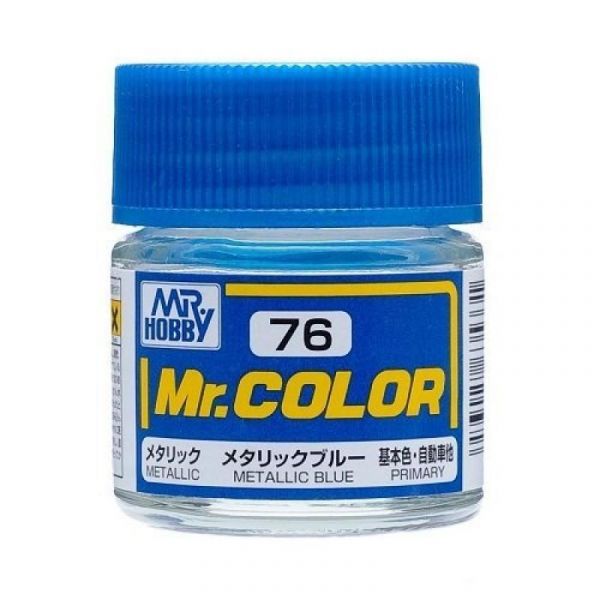 Mr Color C76 Metallic Blue acrylic paint 10ml - BlackMike Models