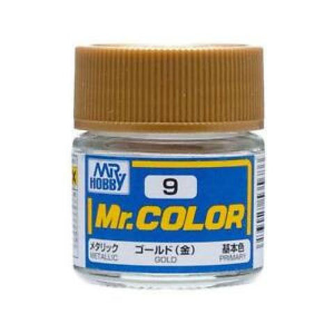 Mr Color C9 Gold Metallic acrylic paint 10ml - BlackMike Models