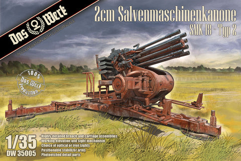 Das Werk DW35005 1/35 2cm Salvenmaschinenkanone SMK 18 typ 2 kit - BlackMike Models