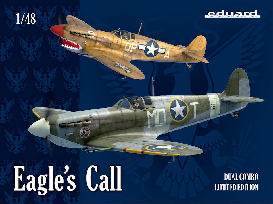 Eduard 11149 1/48 scale Eagle's Call Limited edition Spitfire Mk.V dual combo kit - BlackMike Models