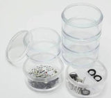 Mr Hobby GT84 Mr Round Case stackable storage cases - BlackMike Models