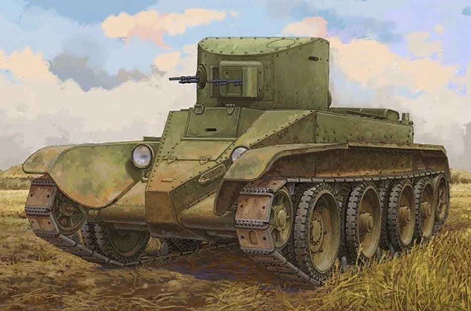 HobbyBoss 84516 1/35 scale Soviet BT-2 (late) Tank kit - BlackMike Models
