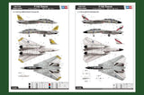 Hobby Boss 80366 1/48 Grumman F-14A Tomcat colour schemes- BlackMike Models