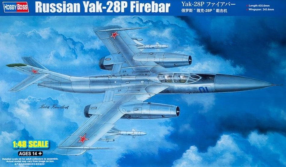 Fire Bar Fs Hobby Boss 81767 1/48 Russian Yak-28P Firebar kit – BlackMike Models
