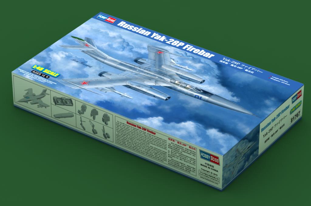 Hobby Boss 81767 1/48 Russian Yak-28P Firebar box - BlackMike Models