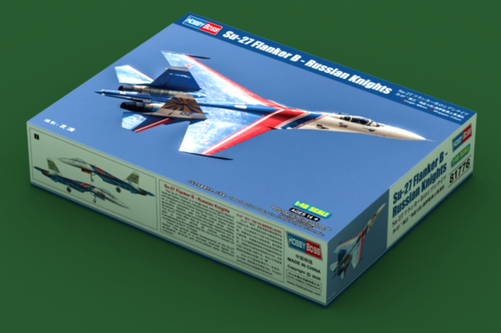 Hobby Boss 81776 1/48 Sukhoi Su-27 Flanker B Russian Knights