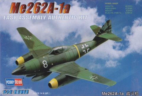 HobbyBoss 80249 1/72 scale Messerschmitt Me262A-1a easy build kit - BlackMike Models