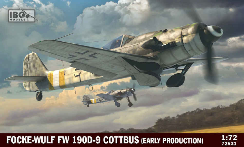 IBG Models 72531 1/72 scale Focke Wulf Fw190D-9 Cottbus (early Production) kit