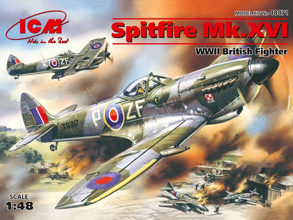 ICM 48071 1/48 scale Supermarine Spitfire MK.XVI - BlackMike Models