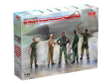 ICM 48087 US Pilots & Ground Personnel (Vietnam War) Box - BlackMike Models