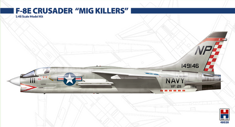 Hobby 2000 48020 1/48 scale F-8E Crusader "Mig Killers" kit - BlackMike Models
