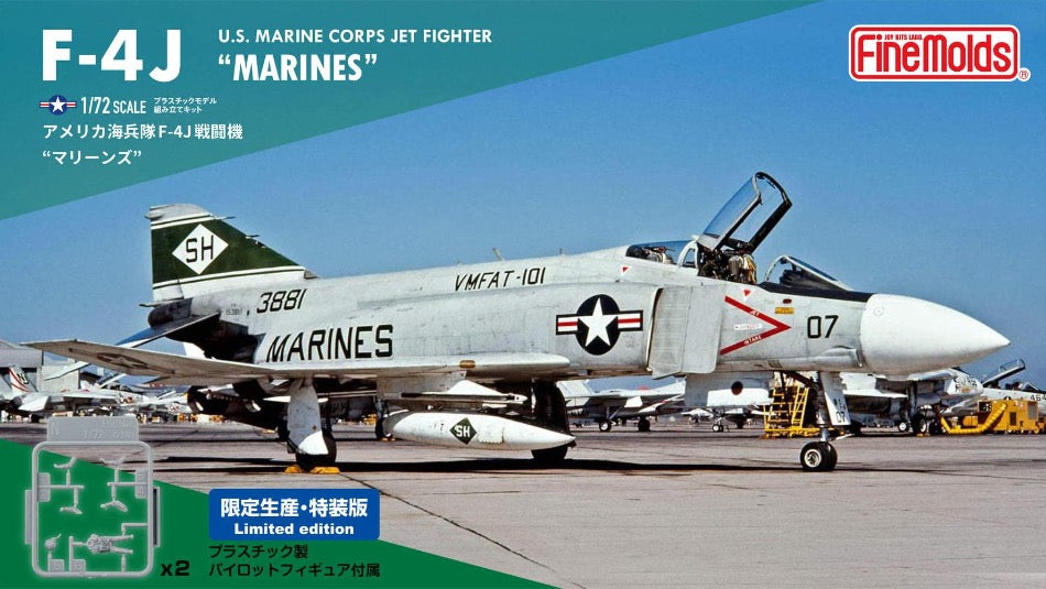 Finemolds 72843 1/72 scale F-4J Phantom US Marines - BlackMike Models