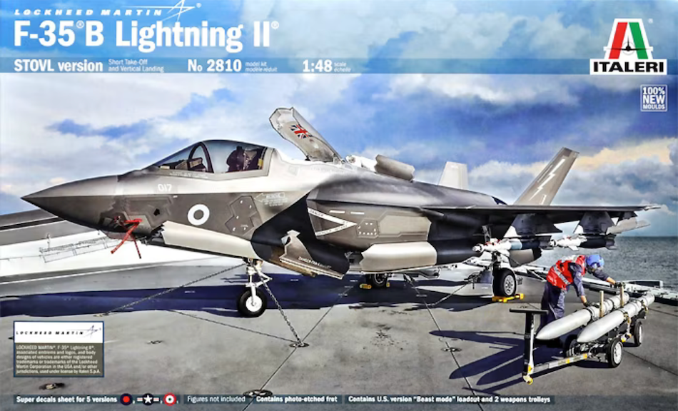 Italeri 1/48 scale Lockheed Martin F-35B Lightning II kit - BlackMike Models