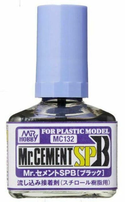 Mr Hobby, Mr Cement SP Black 40ml - BlackMike Models