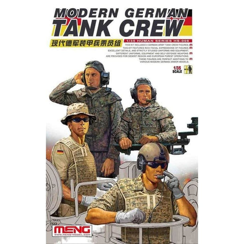 Meng HS-006 1/35 Modern German Tank Crew - BlackMike Models
