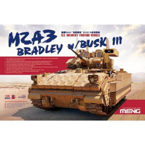 Meng SS-004 1/35 US M2a3 Bradley w/ Busk III IFV (Full Interior) - BlackMike Models