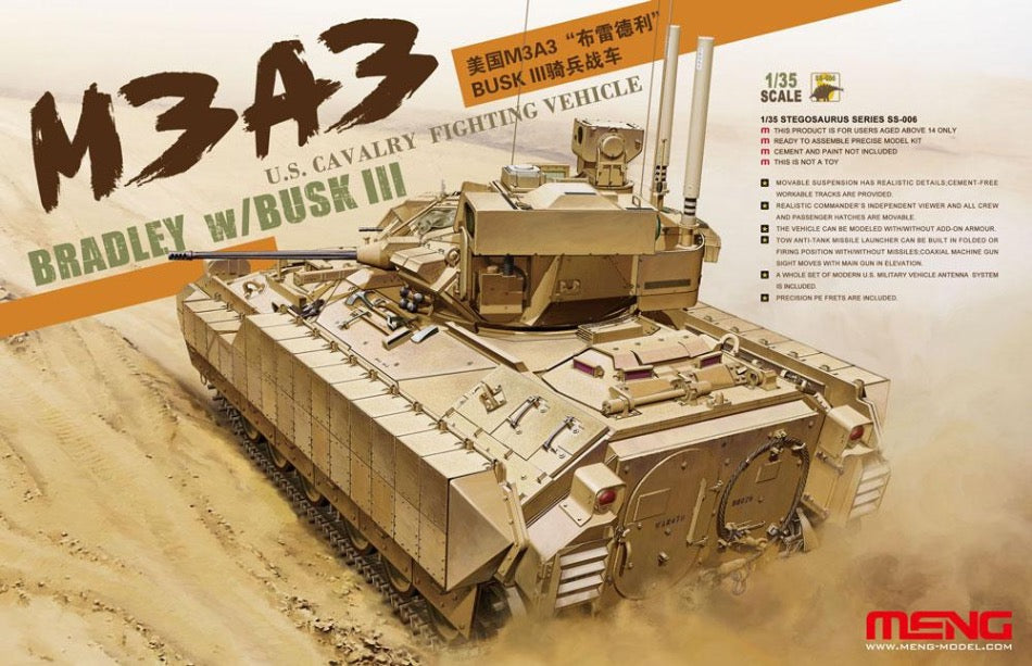 Meng SS-006 1/35 US M3a3 Bradley w/ Busk III IFV - BlackMike Models