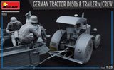 Miniart 35314 1/35 scale German Tractor D8506 & Trailer with crew 2 - BlackMike Models