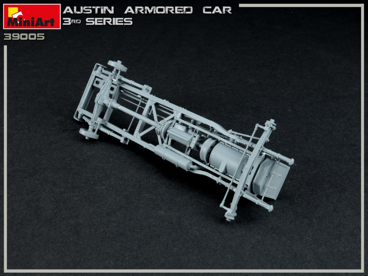 Miniart 39005 1/35 scale Austin Armoured Car 3rd Series kit chassis - BlackMike Models