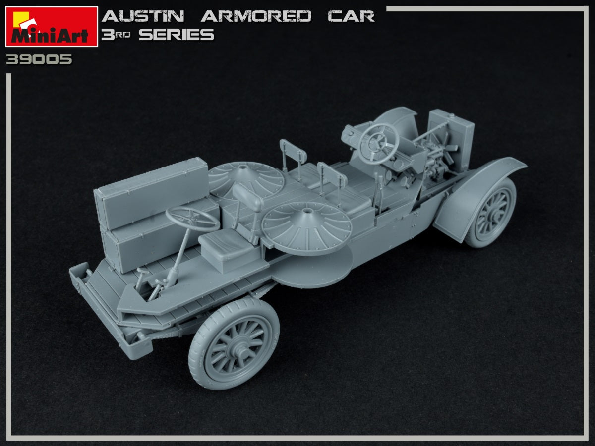 Miniart 39005 1/35 scale Austin Armoured Car 3rd Series kit interior - BlackMike Models
