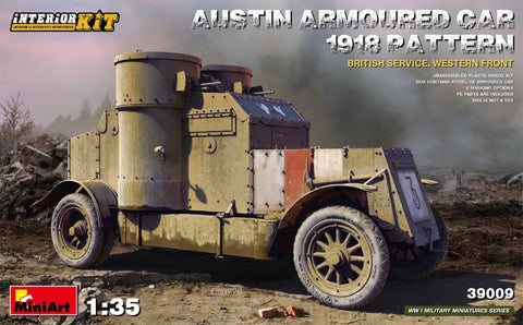 Miniart 39009 1/35 Austin Armoured Car 1918 pattern British Service, Western Front - BlackMike Models