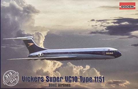 Roden 313 1/144 BOAC Vickers Super VC-10 type 1151 box - BlackMike Models