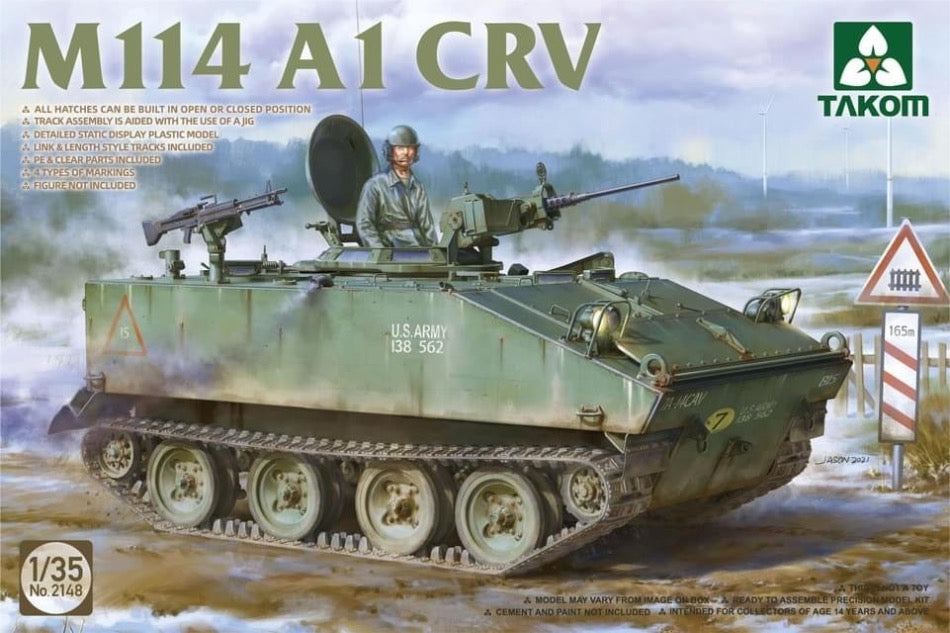 Takom 2148 1/35 scale M114 A1 CRV - BlackMike Models