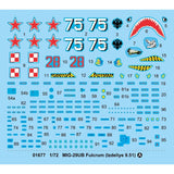 Trumpeter 01677 1/72 Mikoyan Mig 29 UB Fulcrum B (Izdeliye 9.51) - BlackMike Models